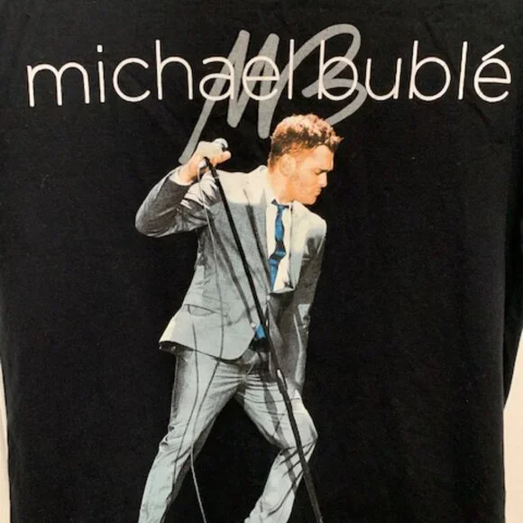 MICHAEL BUBLE BAND  WOMENS  TOUR TSHIRT - Picture 3 of 3